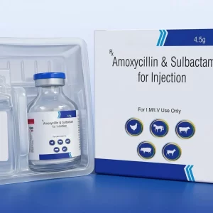 AMOXYCILLIN & SULBACTAM FOR INJECTION (VET.) 4.5 GM