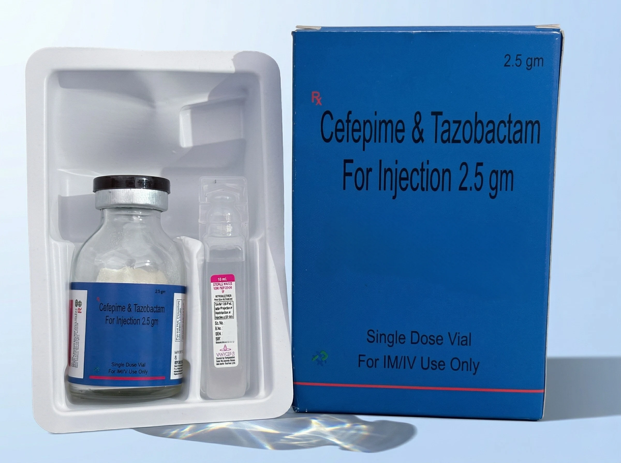 CEFEPIME & TAZOBACTAM FOR INJECTION 2.5 GM