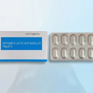 CEFIXIME & LACTIC ACID BACILLUS TABLETS 1X10
