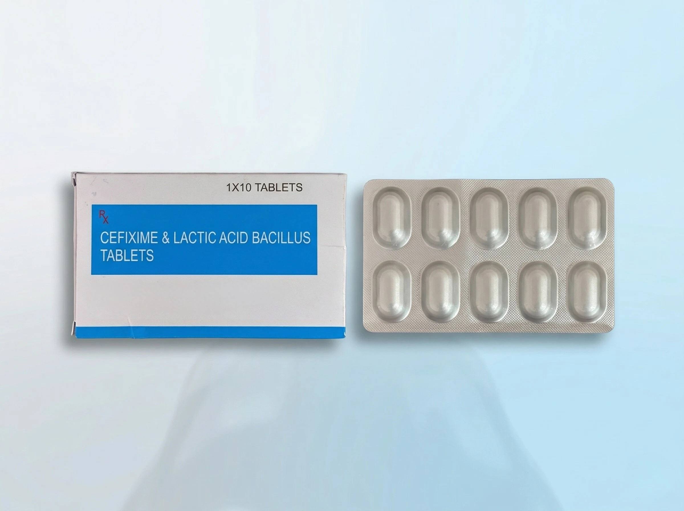 CEFIXIME & LACTIC ACID BACILLUS TABLETS 1X10