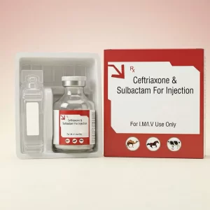 CEFTRIAXONE 250 MG & SULBACTAM FOR INJECTION 125 MG (VET.)