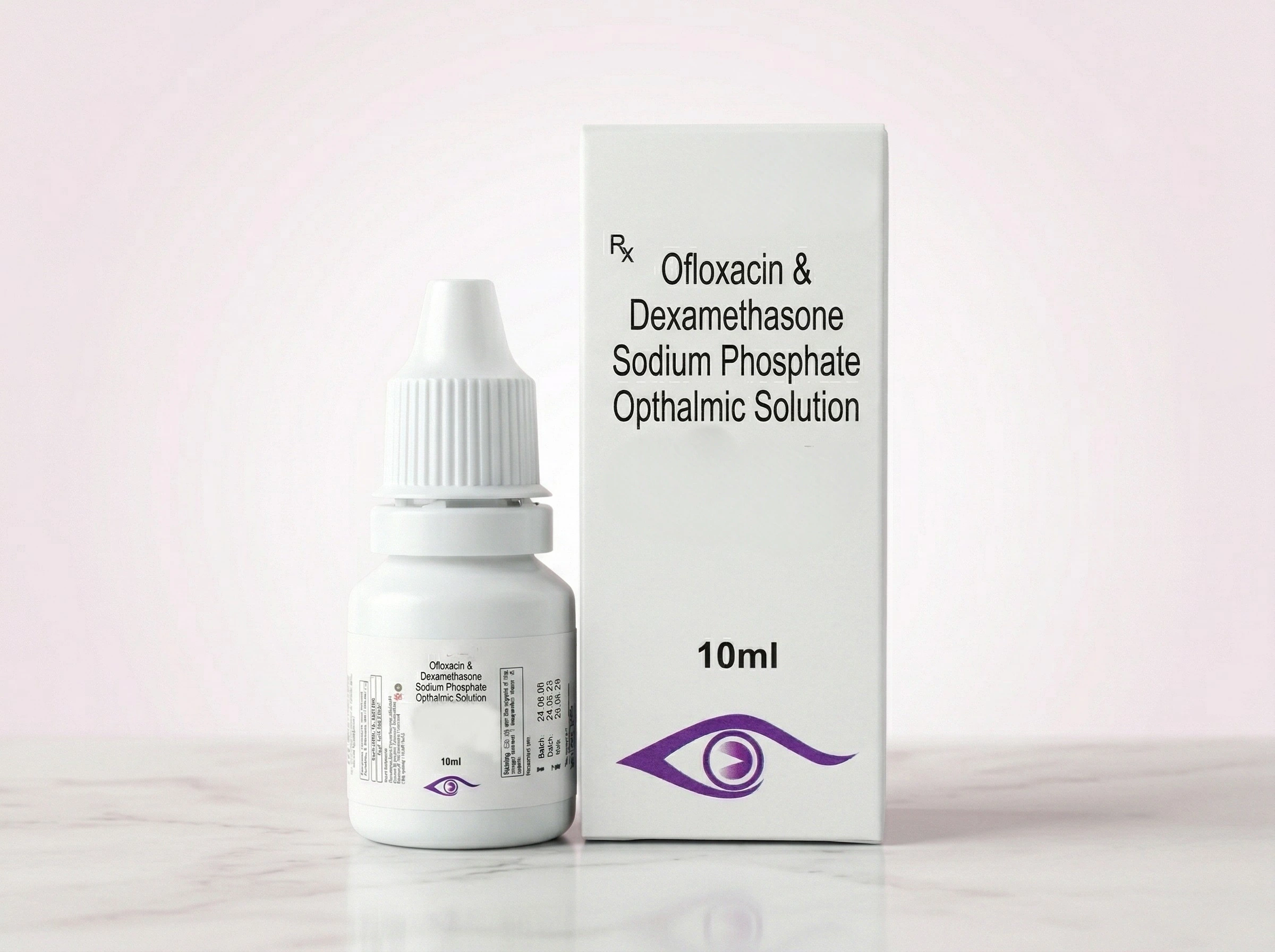 OFLOXACIN & DEXAMETHASONE SODIUM PHOSPHATE OPTHALMIC SOLUTION 10 ML
