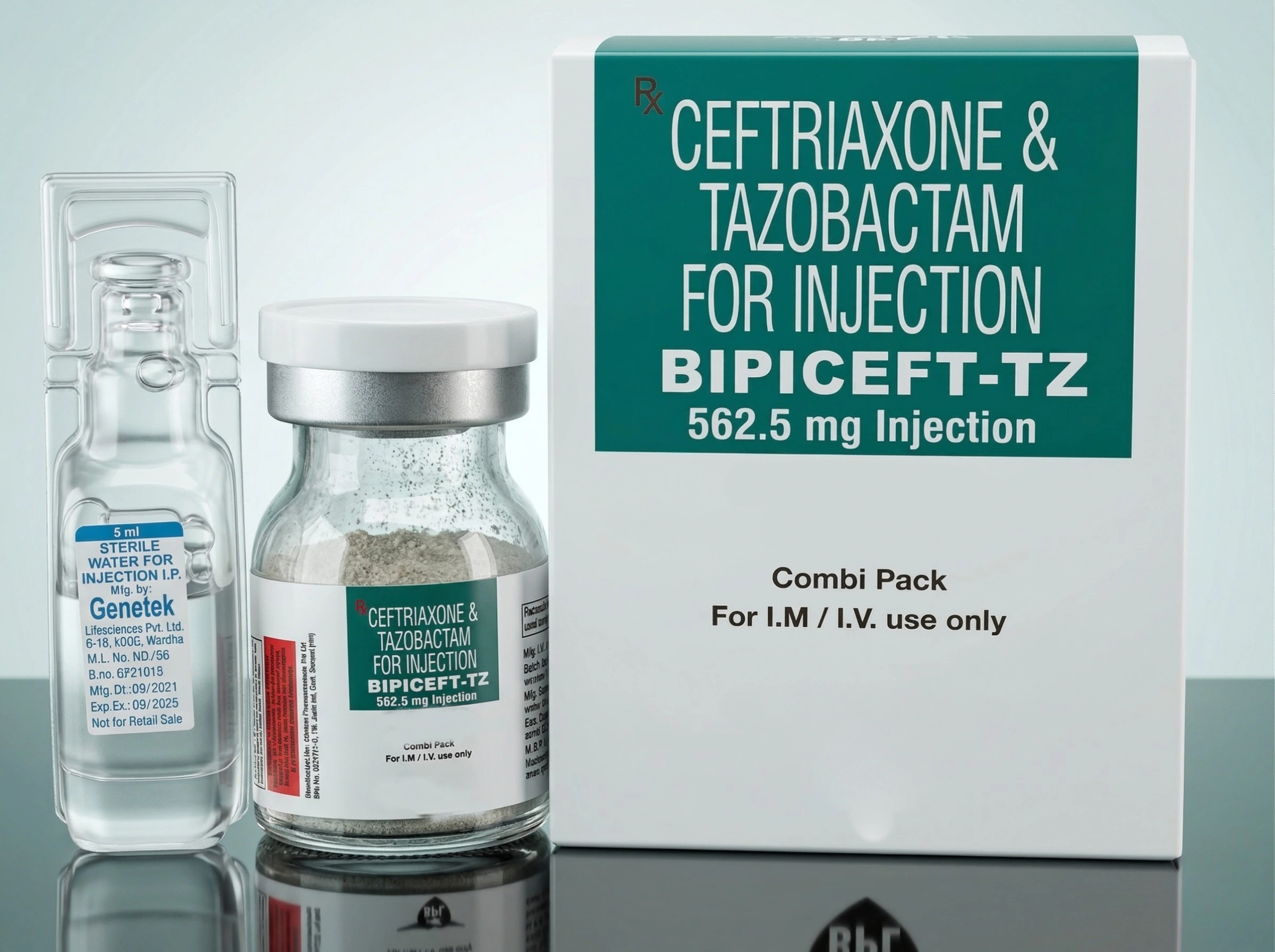 CEFTRIAXONE & TAZOBACTAM FOR INJECTION 562.5 MG