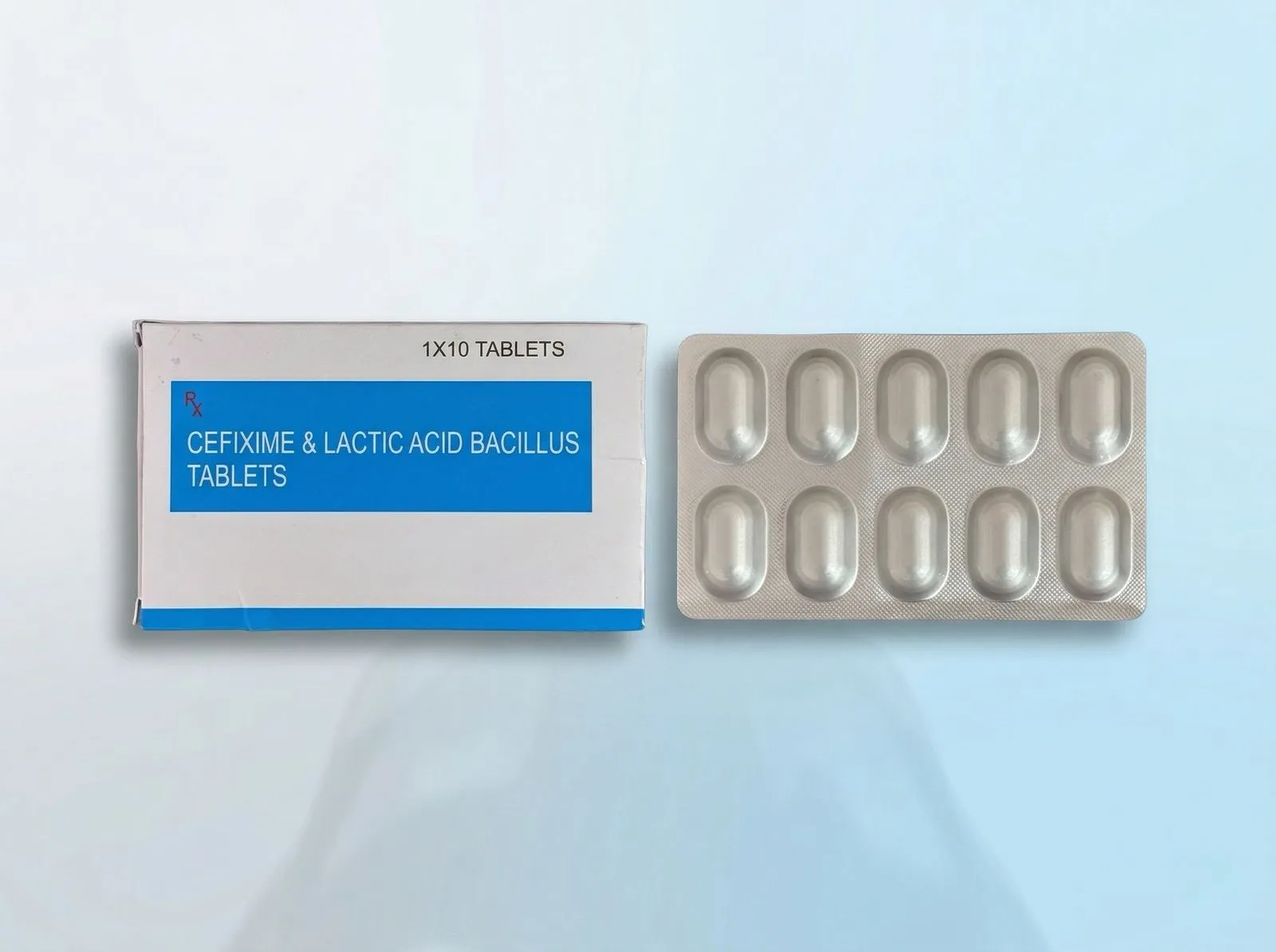 CEFIXIME 200MG & LACTIC ACID BACILLUS 2.5 BILLION TABLETS